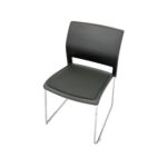 Gray Kaz Chair with Padded Seat