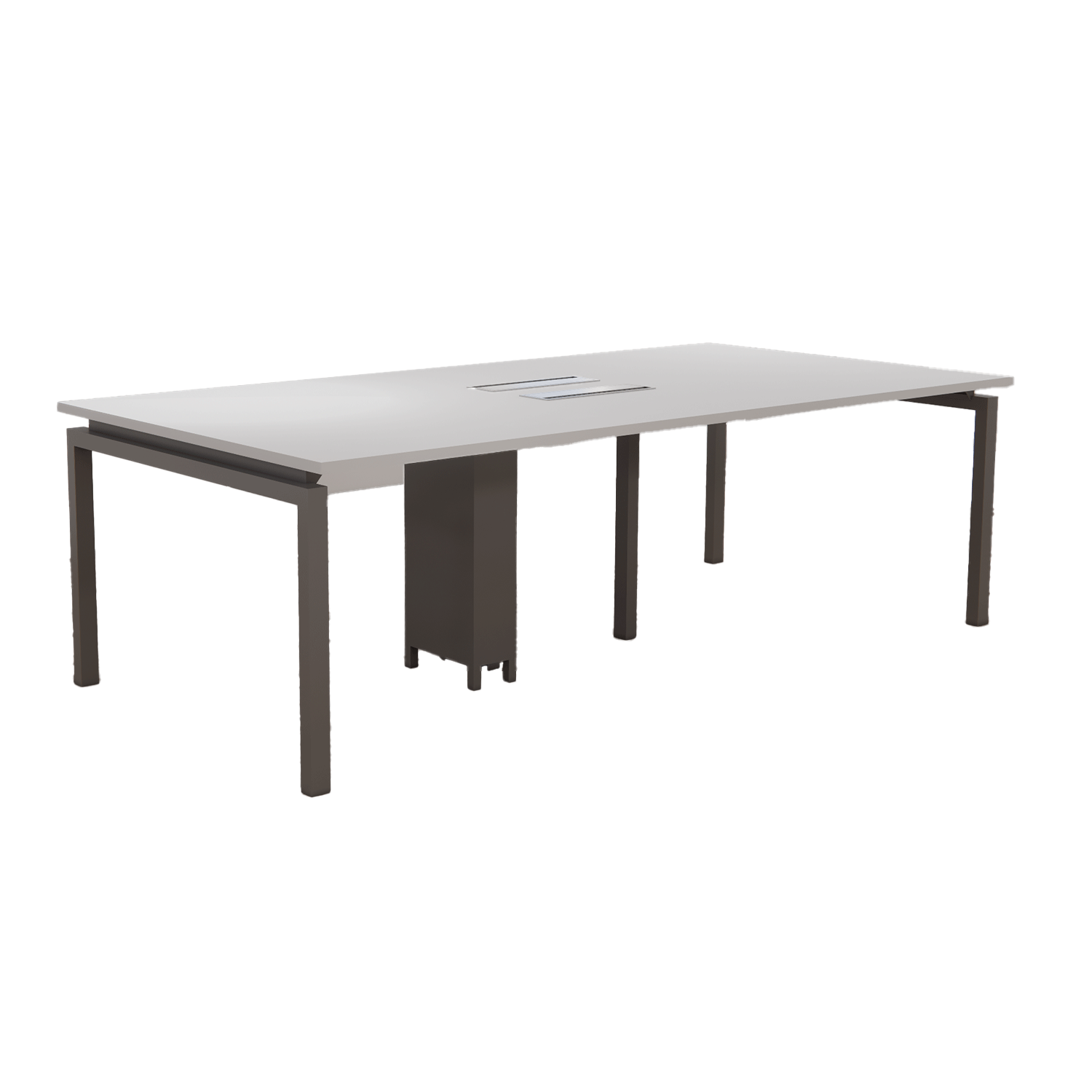 Stretch Designer White Conference Table