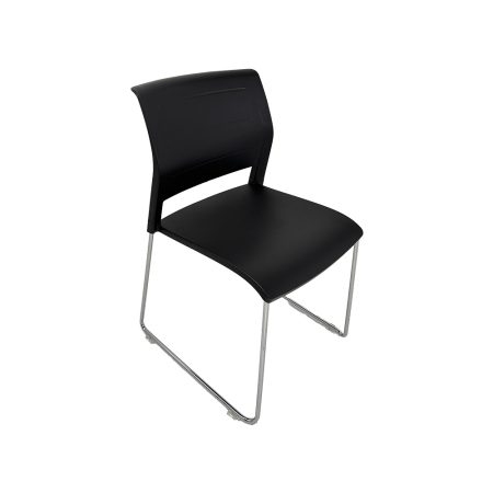 Black Poly Cafe Chair 5