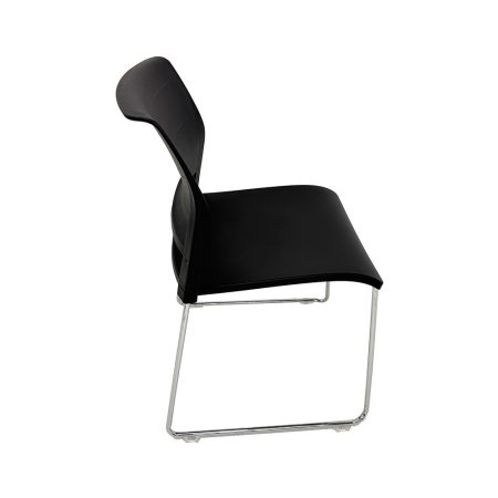 Black Poly Cafe Chair 7