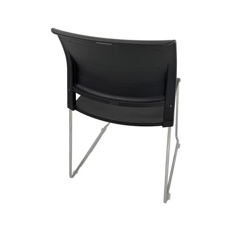Black Poly Cafe Chair 9