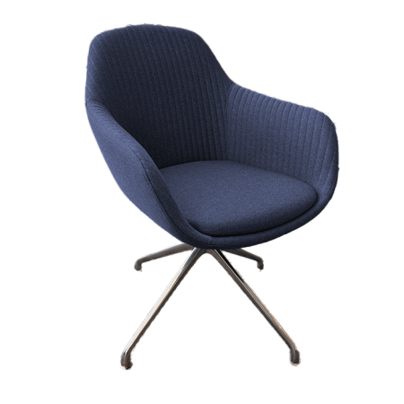 SYS CHAIR ARMCHAIR W 4 STAR FEET - blue 2